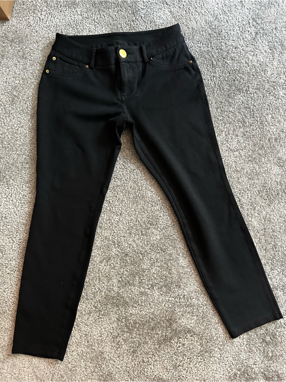 INC International Concepts Black Skinny Stretch Jeans